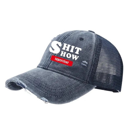 Pigment Dyed Washed Distressed Trucker Cap