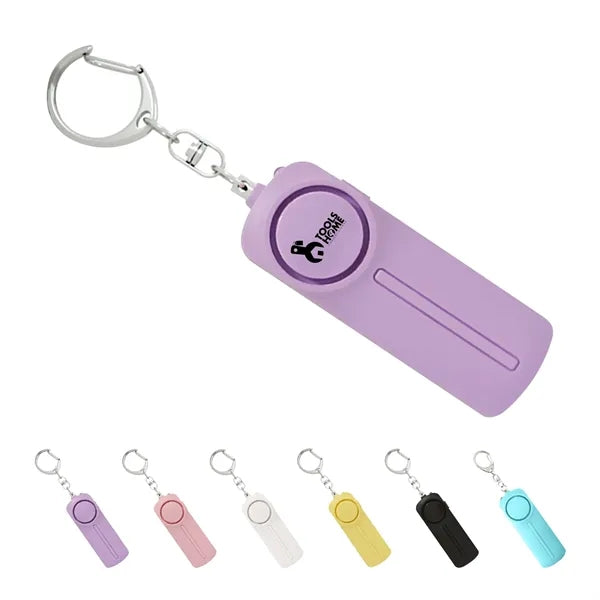 Safe Personal Alarm Emergency Whistle Keychain LED