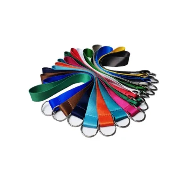 3/4" Full Color Polyester Keychain Lanyard With Split Ring