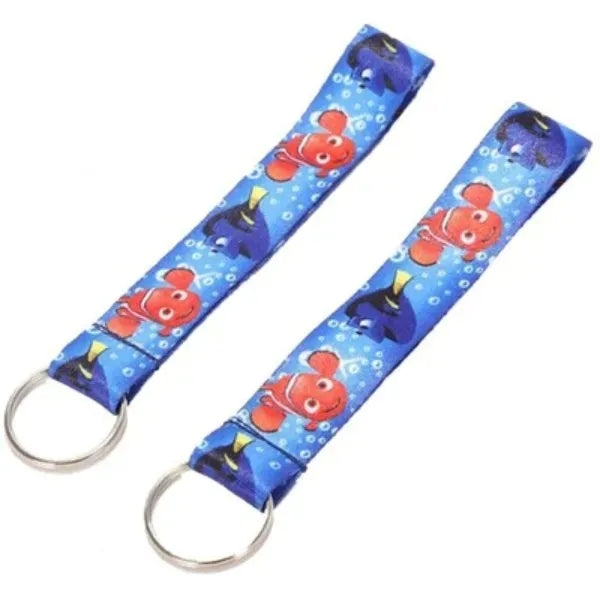 3/4" Full Color Polyester Keychain Lanyard With Split Ring