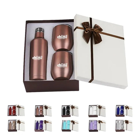 Wine Chiller Gift Set Vacuum Insulated Bottle