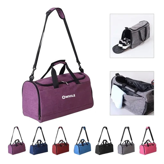 Short Trip Custom Wet Dry Gym Duffel with Large Capacity