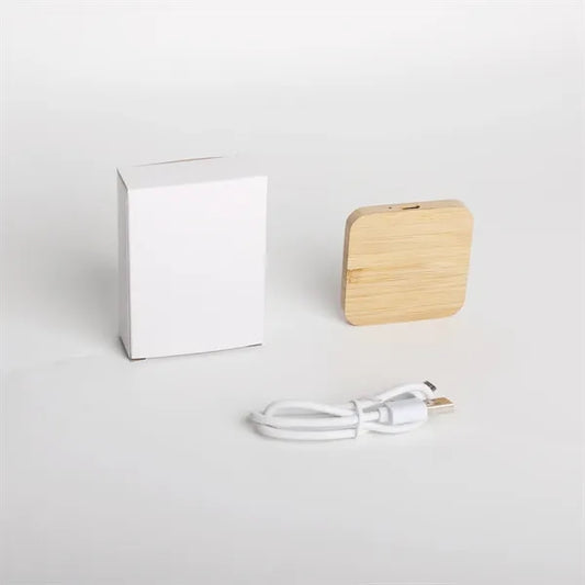 15W Magnetic Bamboo Wireless Charger