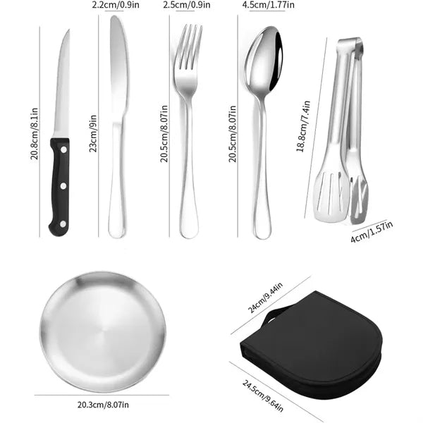 Portable Camping Cutlery Set