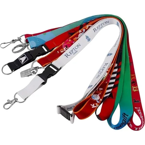 3/4" Full Color Sublimated Lanyard