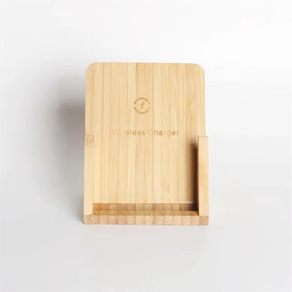 15W Bamboo Wireless Charger Stand