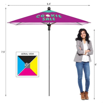7.5' Heavy Duty Square Umbrella Kit