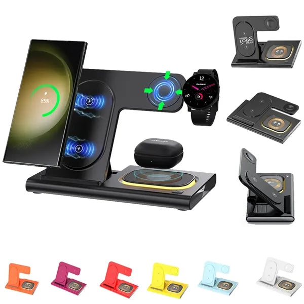 3 in 1 Foldable Charging Station for Apple Products