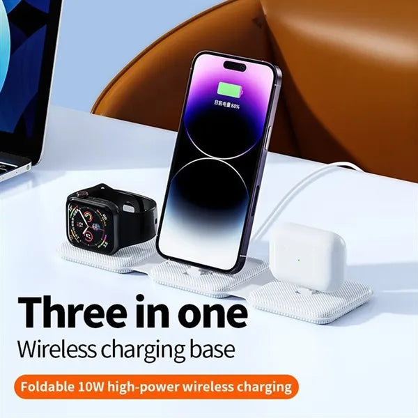 3 In 1 Foldable Magnetic Wireless Charger