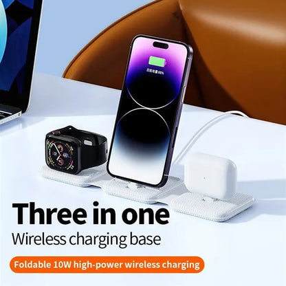 3 In 1 Foldable Magnetic Wireless Charger