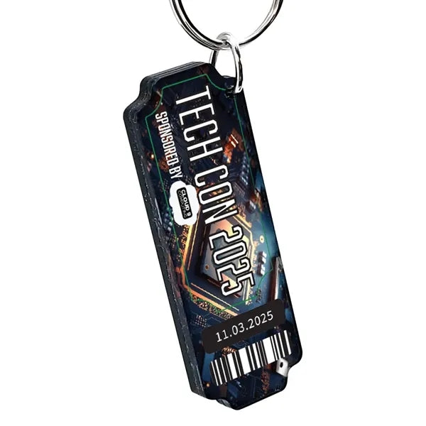 Event Ticket Key Tag