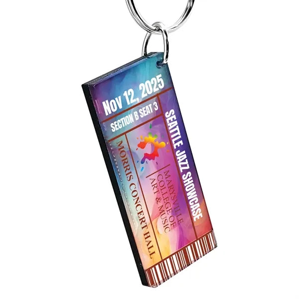 Event Ticket Key Tag