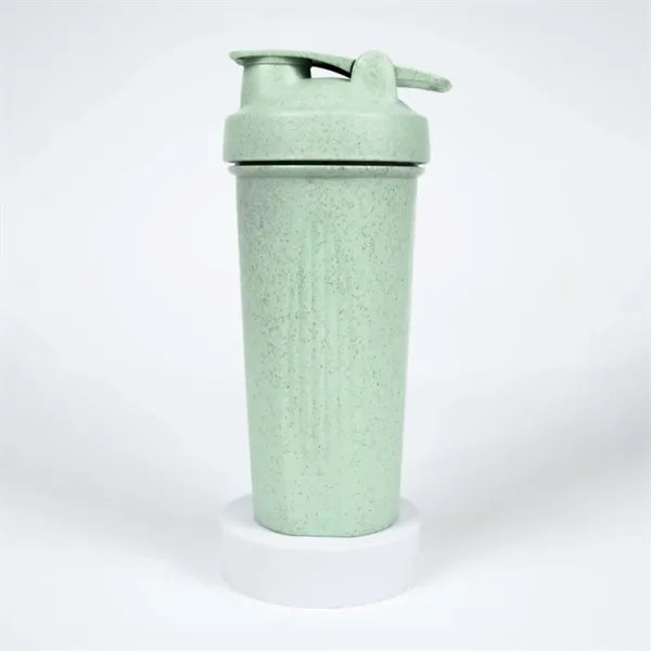 20oz Eco   Friendly Wheat Straw Shaker Bottle