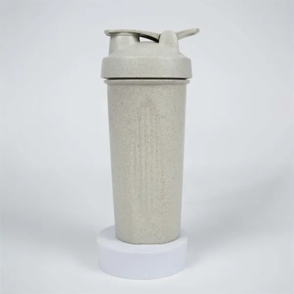 20oz Eco   Friendly Wheat Straw Shaker Bottle
