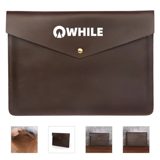 PU Leather File Folder Document Holder Envelope Case