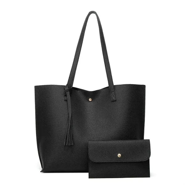 Women Pu Faux Leather Tote Bags