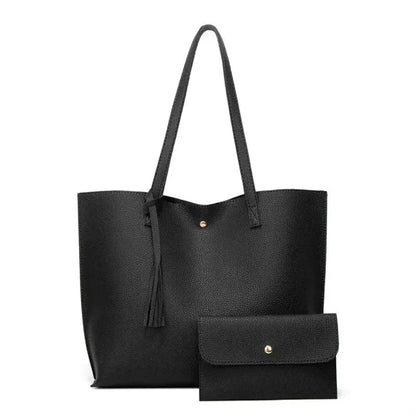 Women Pu Faux Leather Tote Bags