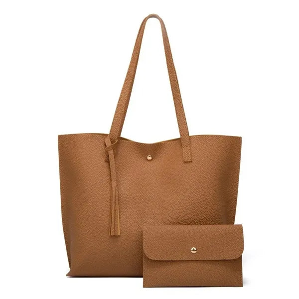 Women Pu Faux Leather Tote Bags