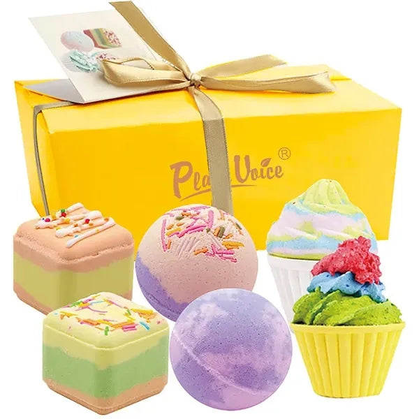 Handmade 6-Pack Shower Bombs with Essential Oils