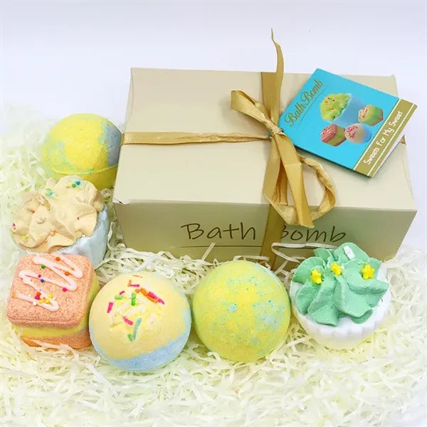 Handmade 6-Pack Shower Bombs with Essential Oils