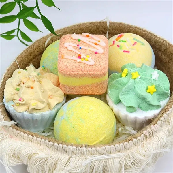 Handmade 6-Pack Shower Bombs with Essential Oils