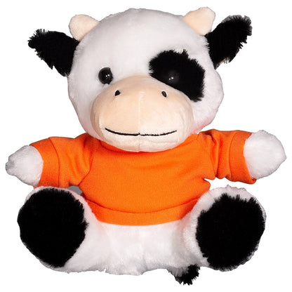 7" Plush Cow With T-Shirt
