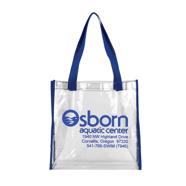 Matterhorn Clear Vinyl Stadium Compliant Tote Bag