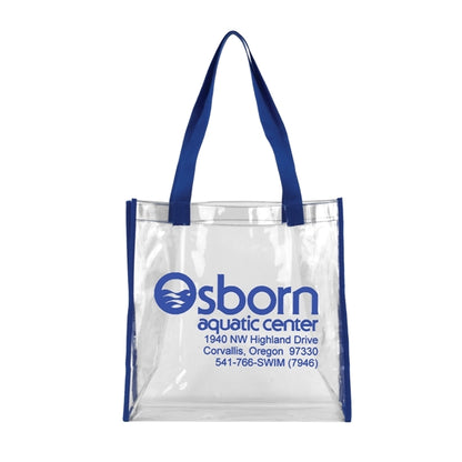 Matterhorn Clear Vinyl Stadium Compliant Tote Bag