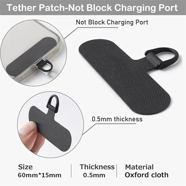 Adjustable Crossbody Phone Lanyard with Magnetic Buckle