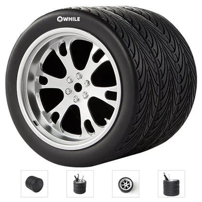 Imitation Tire Shaped Pen Holder Storage Ornaments