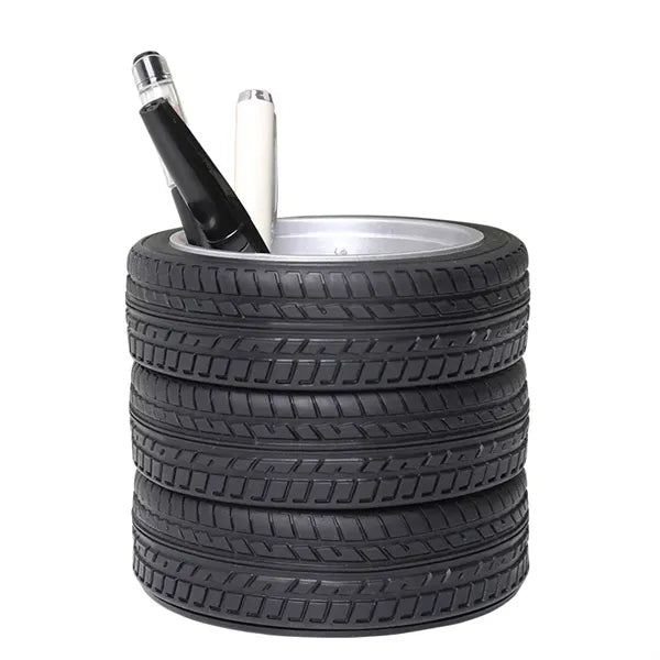 Imitation Tire Shaped Pen Holder Storage Ornaments