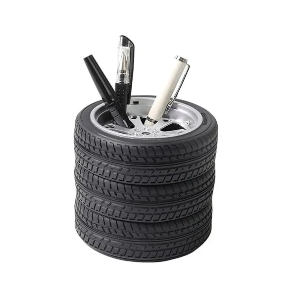 Imitation Tire Shaped Pen Holder Storage Ornaments