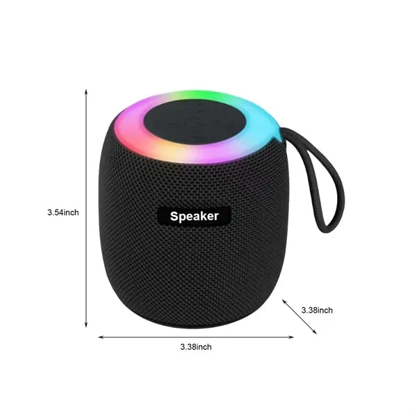 Wireless Bluetooth Speaker With Colorful RGB Night Light