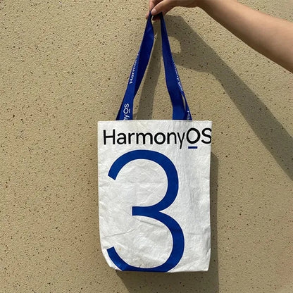 Recyclable Tyvek Paper Gift Shopping Tote Bag