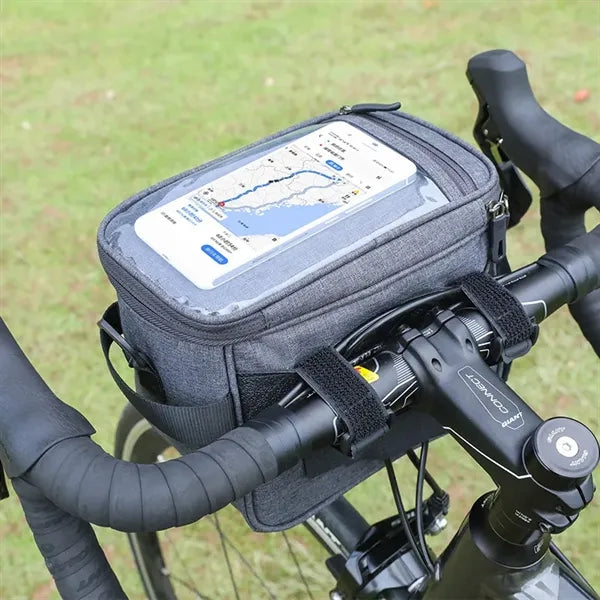 Cyclist's Front Phone Bag ,Secure, Lightweight, Waterproof
