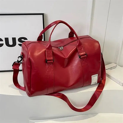 Leather Travel Duffel Bags