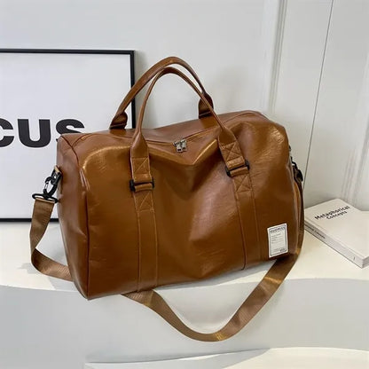 Leather Travel Duffel Bags