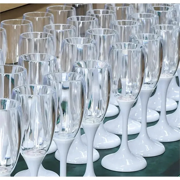 LED Wine Champagne Flute Glasses 4oz