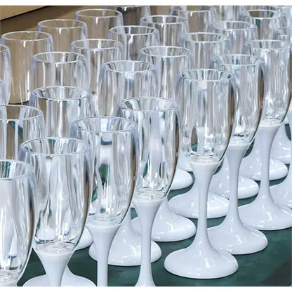 LED Wine Champagne Flute Glasses 4oz