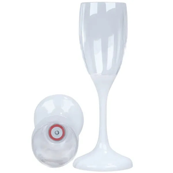 LED Wine Champagne Flute Glasses 4oz