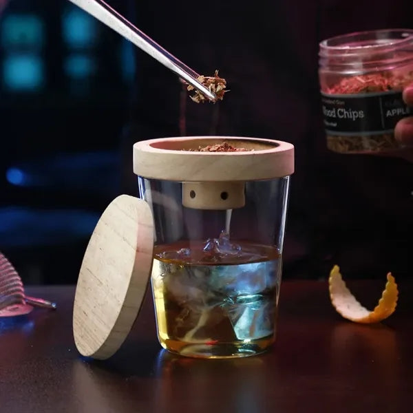 Cocktail Smoker Kit with 4 Flavors Wood Chips