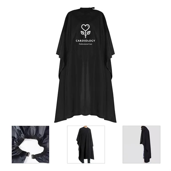 Hair Salon Nylon Cape with Snap Closure