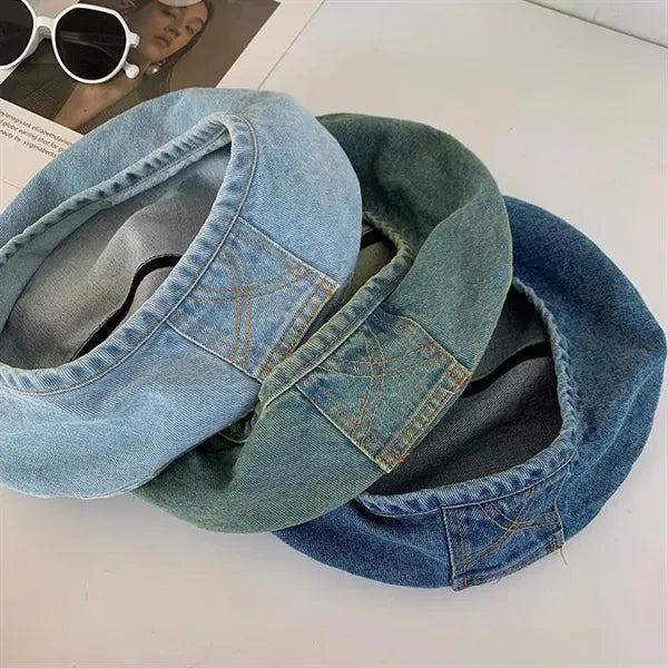 Cotton Versatile big headed painter hat