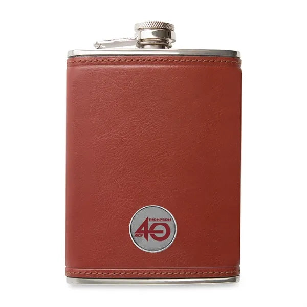 Ahead Leather Flask