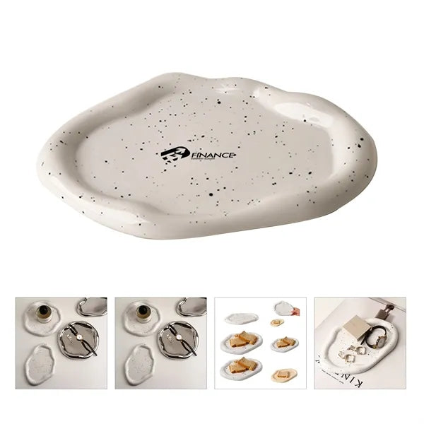 Custom Ceramic Cake Dessert & Fruit Dish Plate