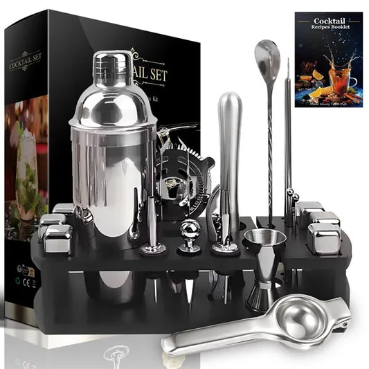23-Piece Cocktail Shaker Set