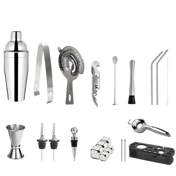 23-Piece Cocktail Shaker Set