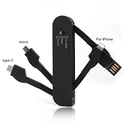 Pocket Knife 4 In 1 Micro Usb Charging Cable