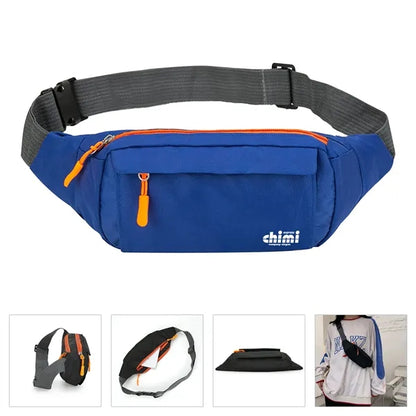 Waterproof Fanny Pack Breast Bag For Men