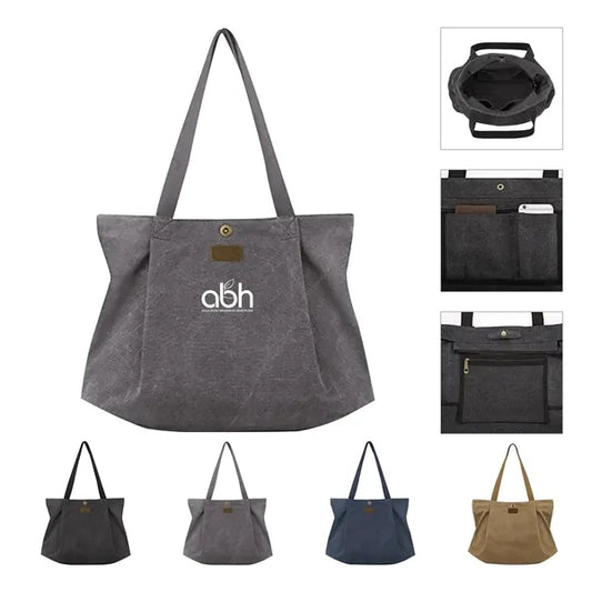 Canvas Tote Bag for Women School Work Travel Shopping